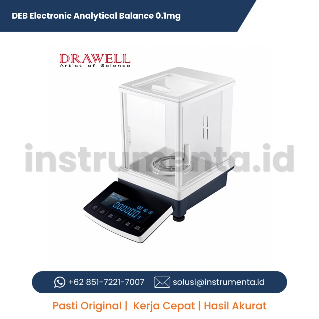 Distributor Resmi DEB Electronic Analytical Balance 0.1mg | Timbangan Analitik Digital Presisi Tinggi